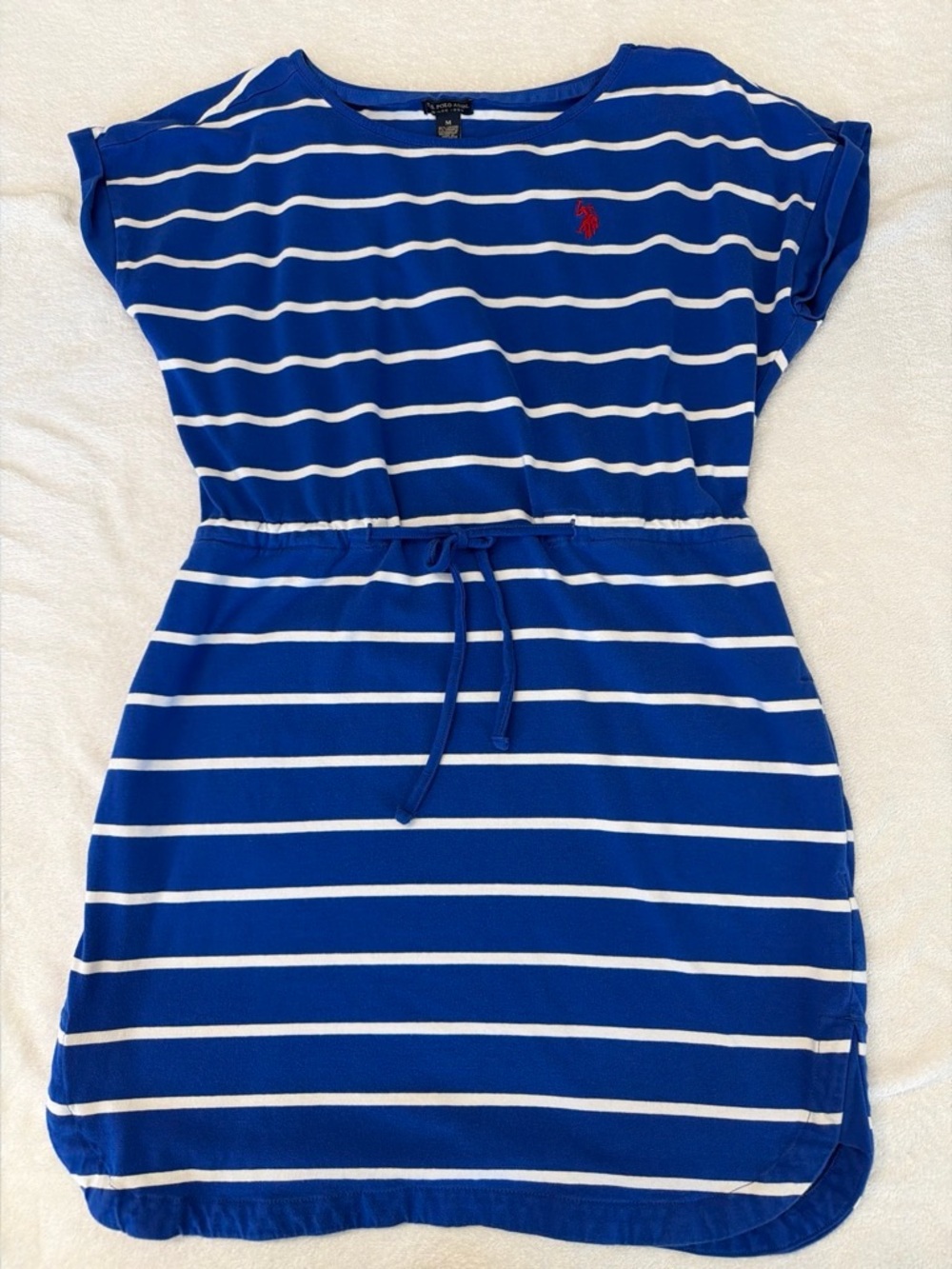 U.S. Polo Assn. Blue & White Striped Tee